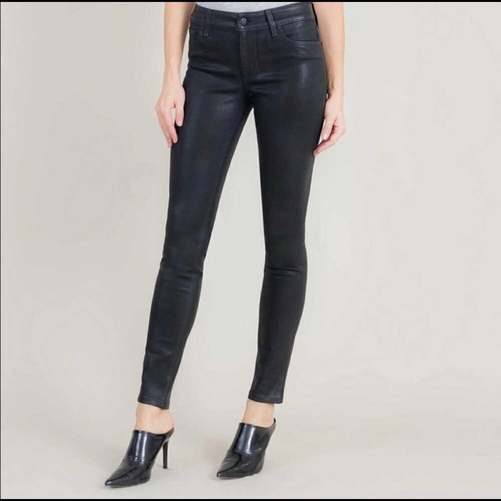 Level 99 Liza Skinny Straight Coated Jeans, 27